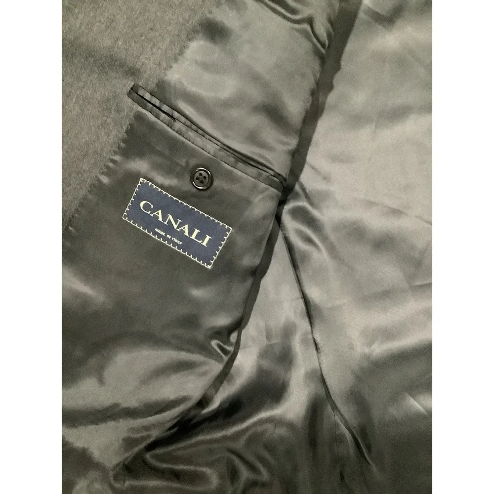 Canali Blazer Mens 52/6/R  Ch-Gray Wool Suit Jacket Retail Was 1,850.00